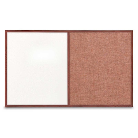 United Visual Products Enclosed Corkboard, 1 Door, 18"x24", 4" Fra, UV3400-BRONZE-COBACC UV3400-BRONZE-COBACC
